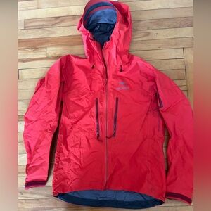 Arcteryx large shell coat